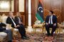 المنفي يستقبل سفير تركيا بمناسبة إنتهاء عمله في ليبيا