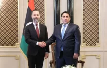 المنفي يتسلم أوراق اعتماد عددا من السفراء الأجانب لبدء عملهم في طرابلس