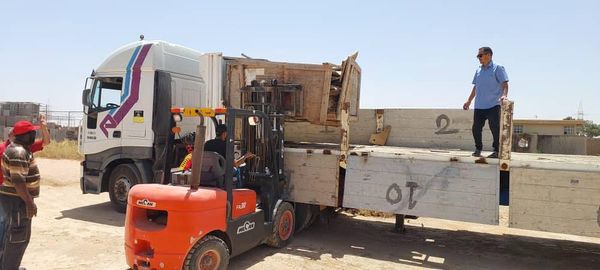 شركة الكهرباء تعلن وصول ملحقات الأبراج إلى منطقة وادي الكوف