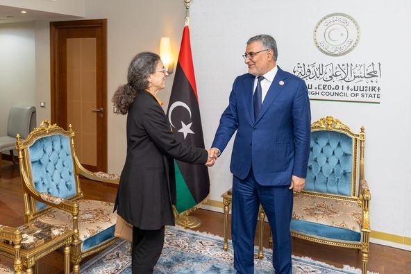 تكالة يبحث مع خوري مقترحات معالجة الأزمة السياسية في ليبيا