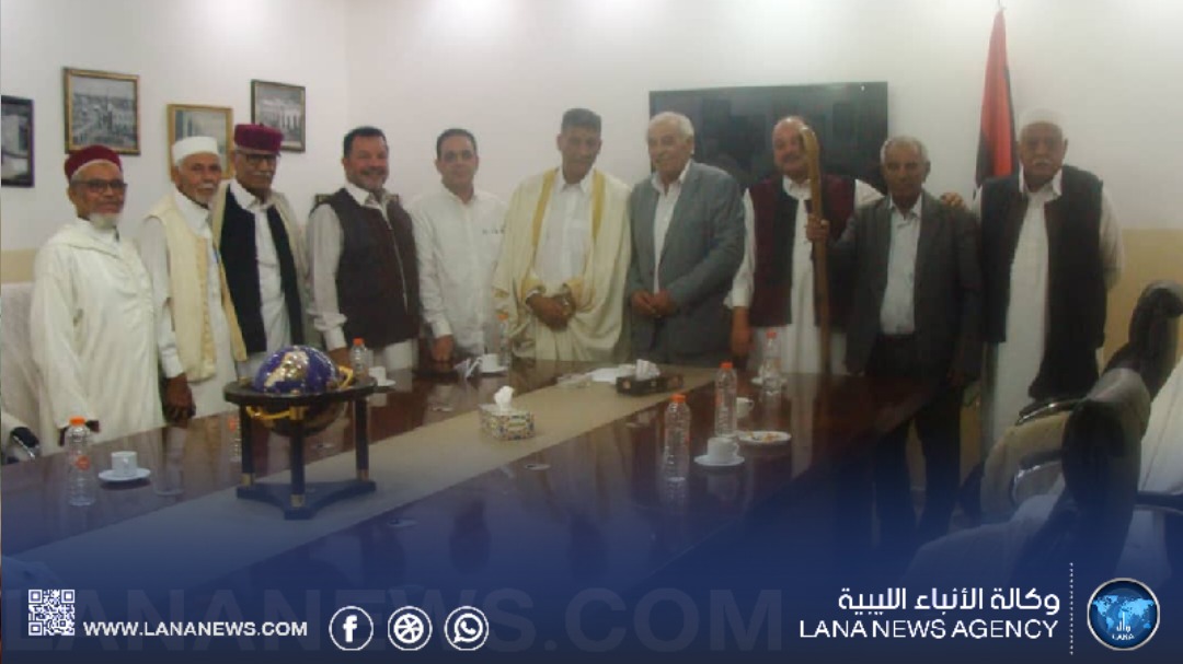 مشايخ وأعيان ليبيا يشددون على أهمية الوحدة الوطنية في اجتماع موسع