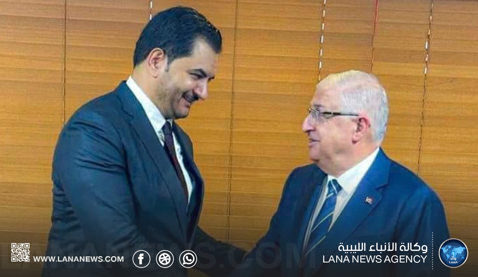الفريق صدام حفتر يلتقي وزير الدفاع التركي في معرض 