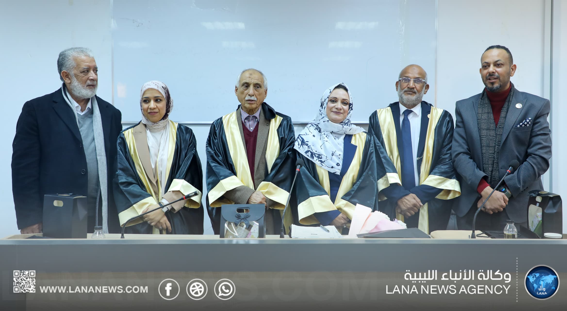 باحثة ليبية تناقش أول دراسة علمية عن خطاب الكاريكاتير في الصحف الإلكترونية بمنهج سميائي