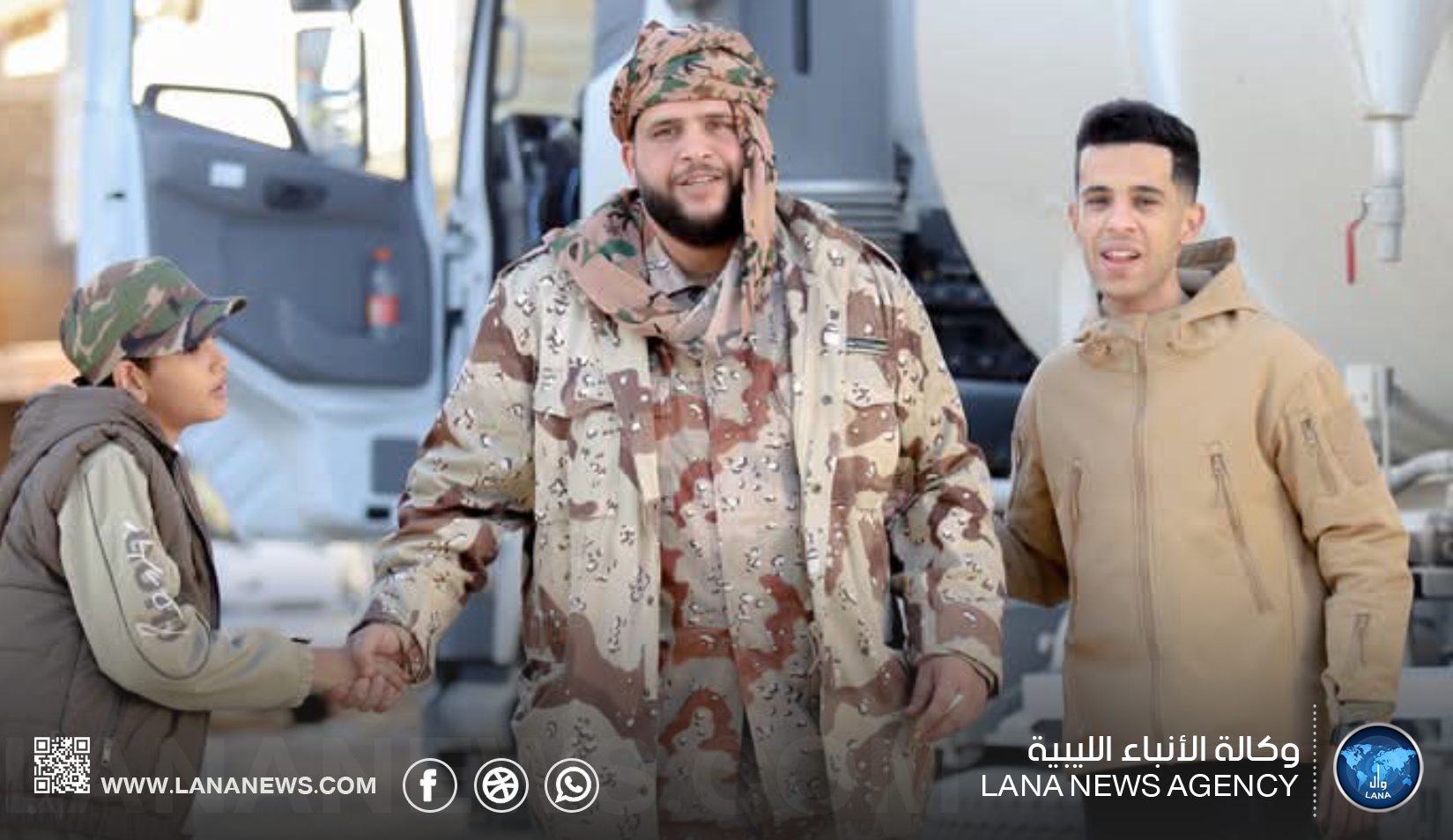 الكتيبة 152 مشاة تقوم بعمليات إنقاذ للمواطنين في إجدابيا