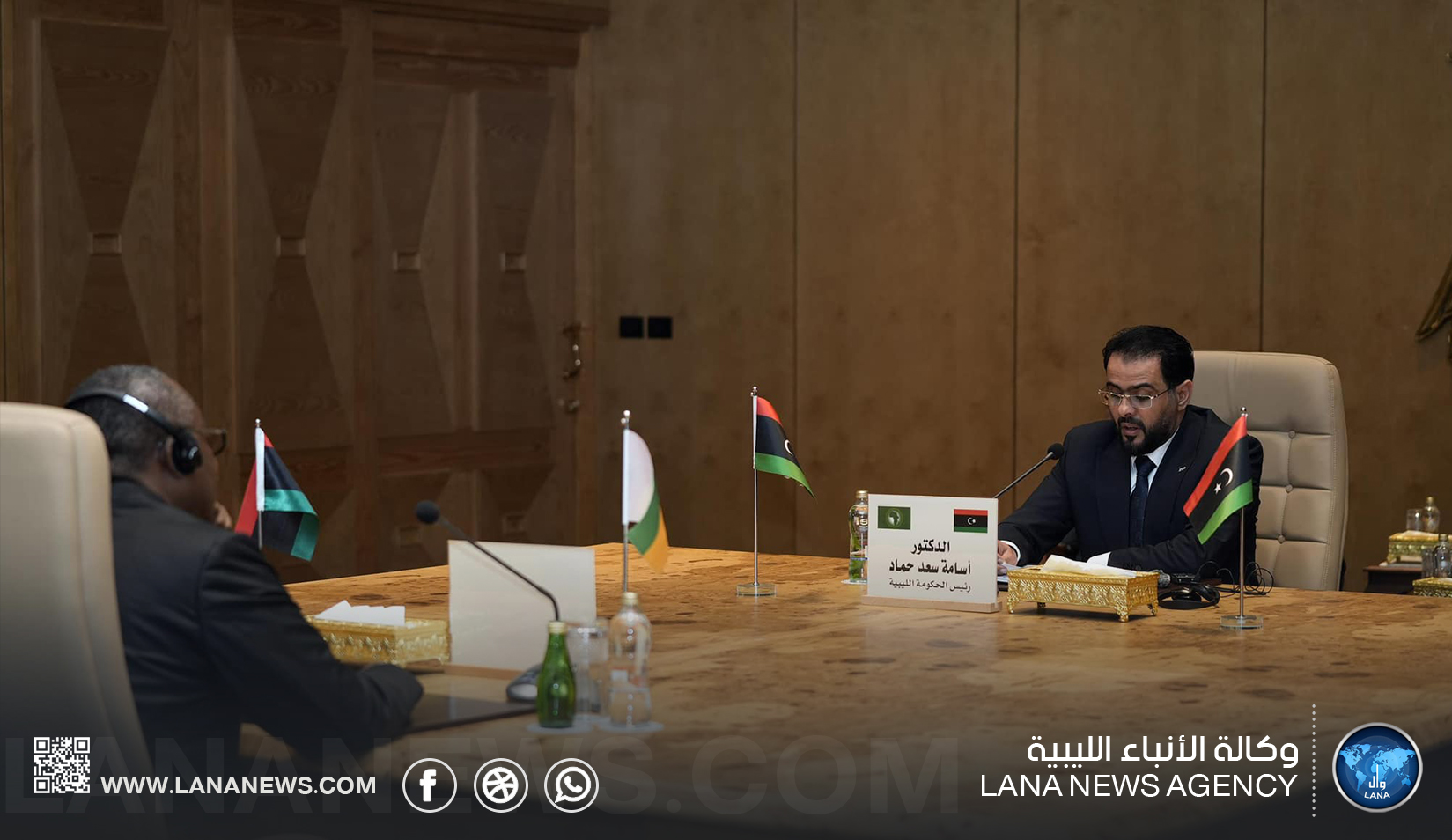 حماد ورئيس غينيا بيساو يناقشان في بنغازي تعزيز التعاون الإفريقي
