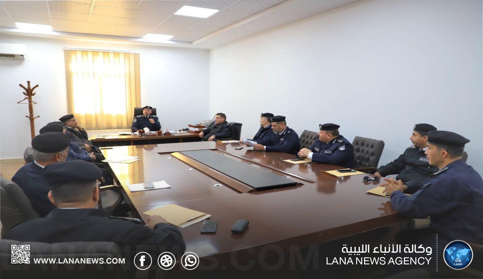 معاون مدير أمن بنغازي الكبرى يبحث تعزيز العمل الأمني في المراكز وحلحلة المشكلات