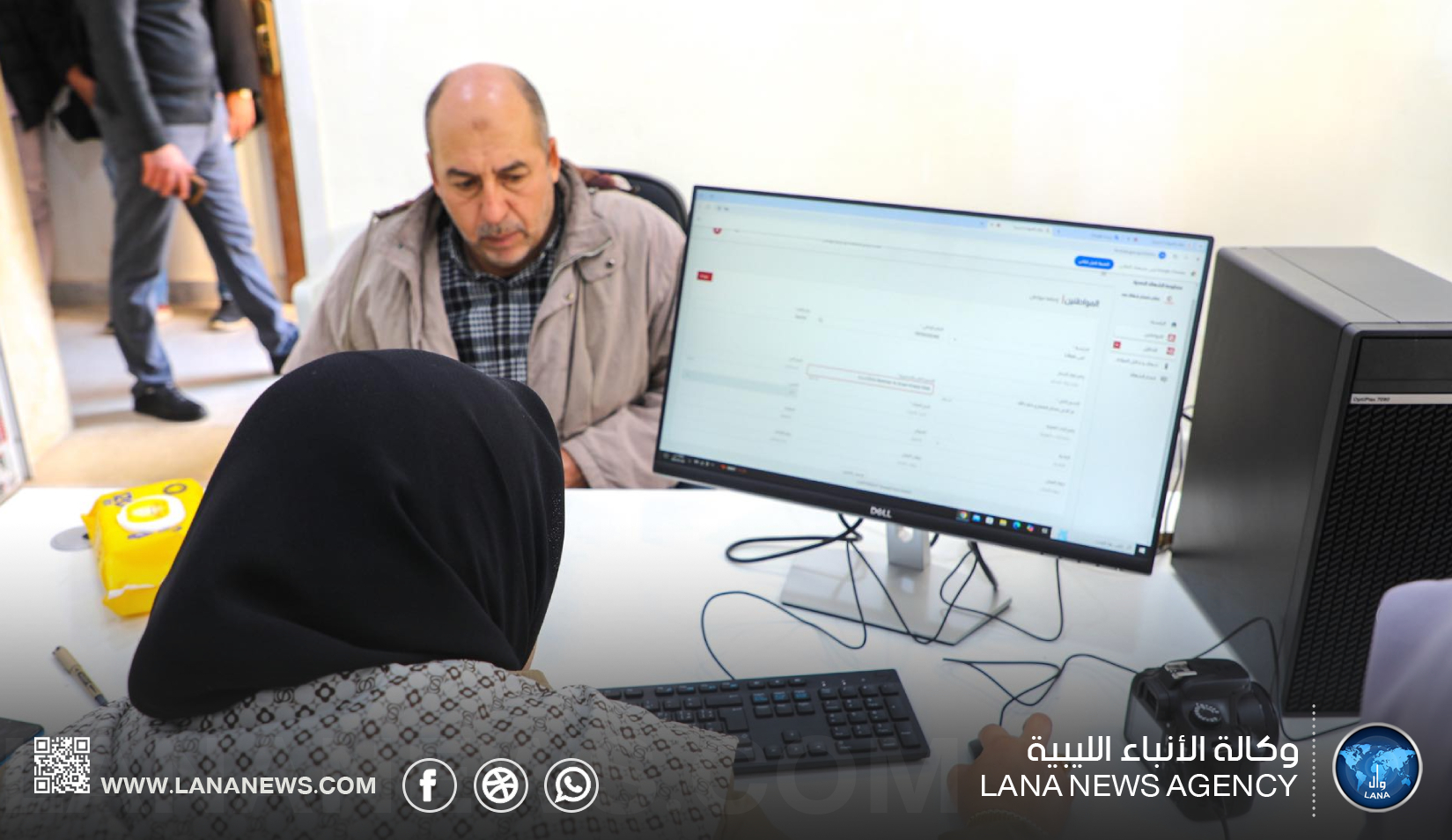 افتتاح نقطة إصدار الشهائد الصحية الإلكترونية في تاجوراء