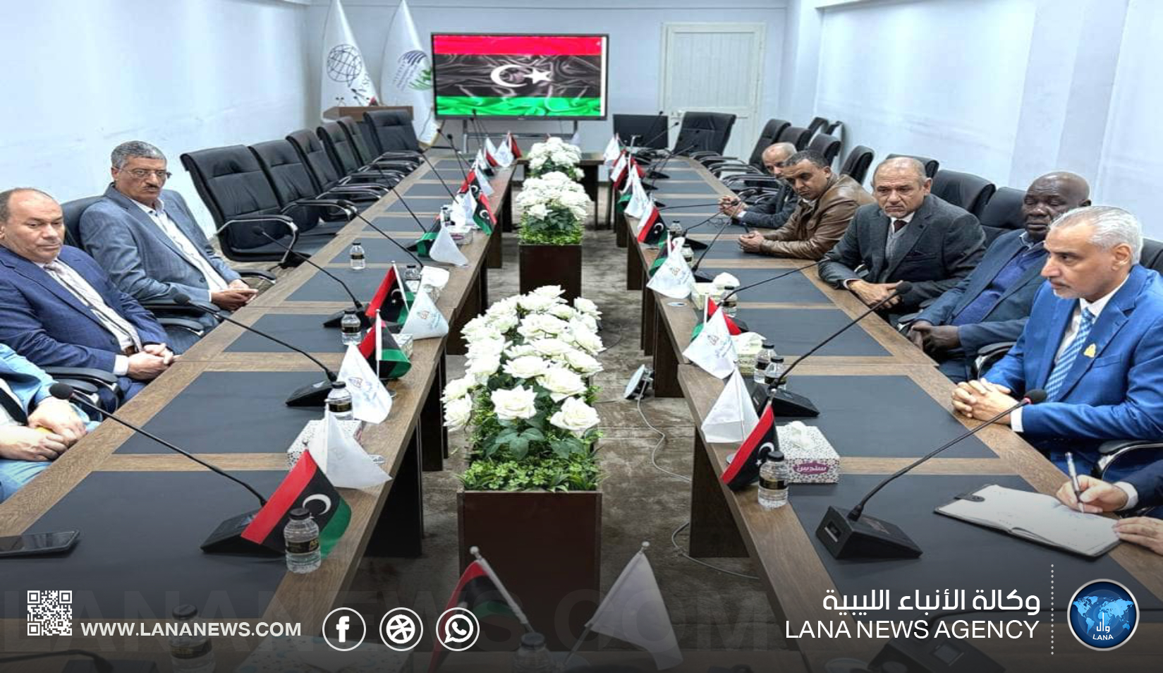 لجنتا التواصل لديوان المحاسبة بنغازي - طرابلس تناقشان تعزيز الرقابة المالية
