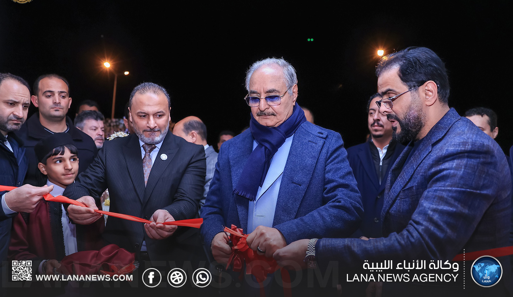 القائد العام يفتتح مقرات جديدة لكليات جامعة بنغازي فرع المرج