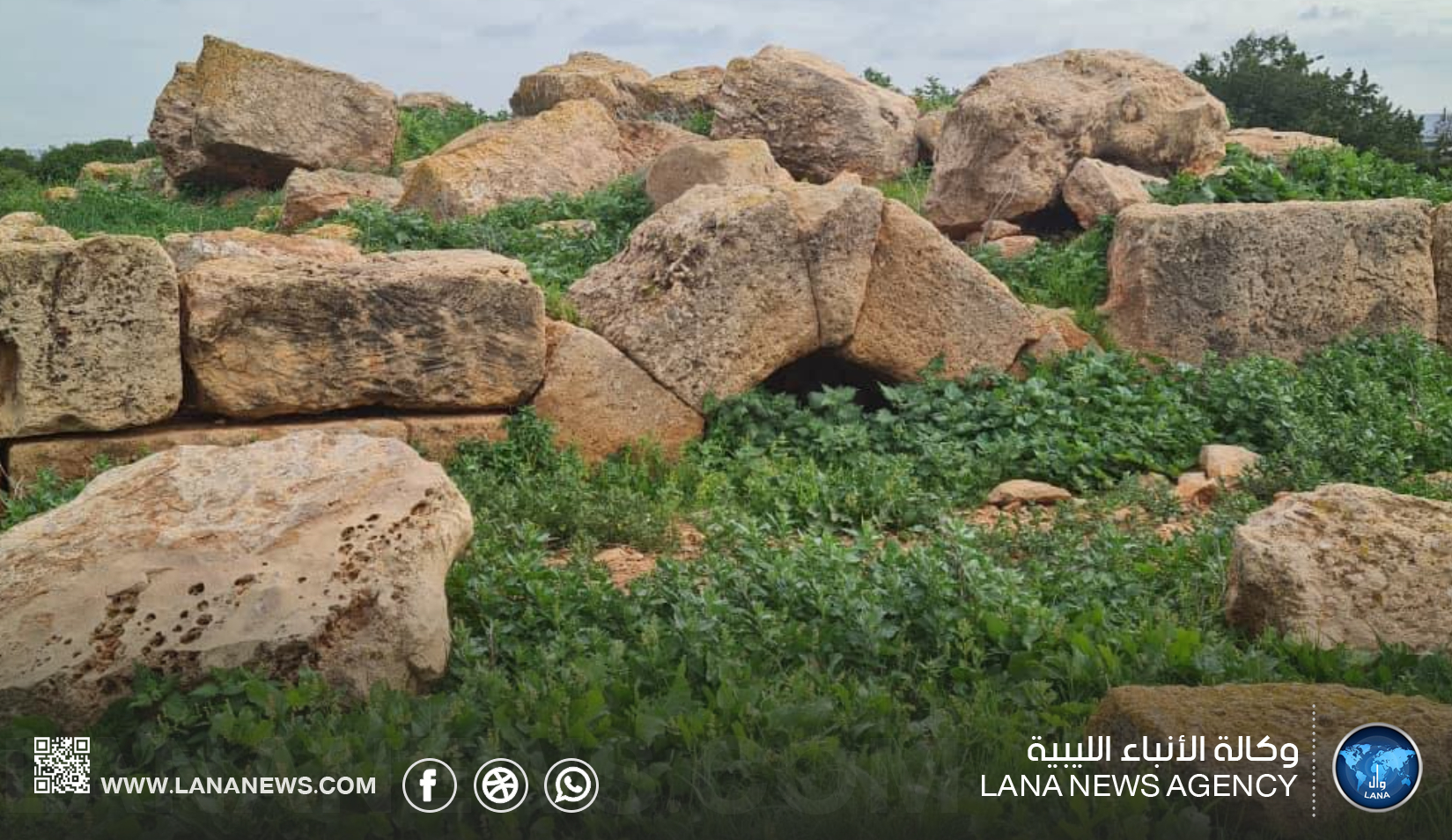 مراقبة آثار بنغازي تواصل جهودها لحماية موقع تنسلوخ الأثري