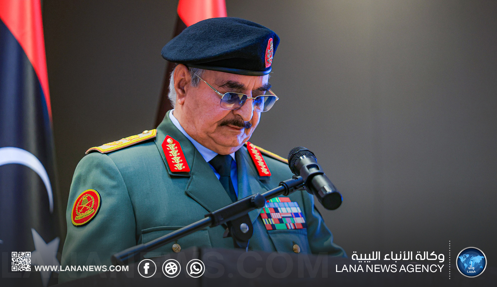 حفتر يُشيد بجودة تنفيذ المجمع الإداري بدرنة ويؤكد على أهمية تطوير القطاعات الخدمية