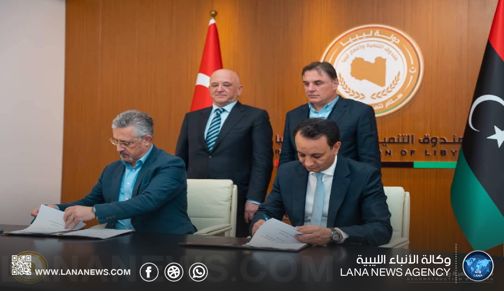 مدير عام صندوق التنمية يوقع عقودًا لتنفيذ مشاريع رياضية متكاملة لتعزيز البنية التحتية في بنغازي