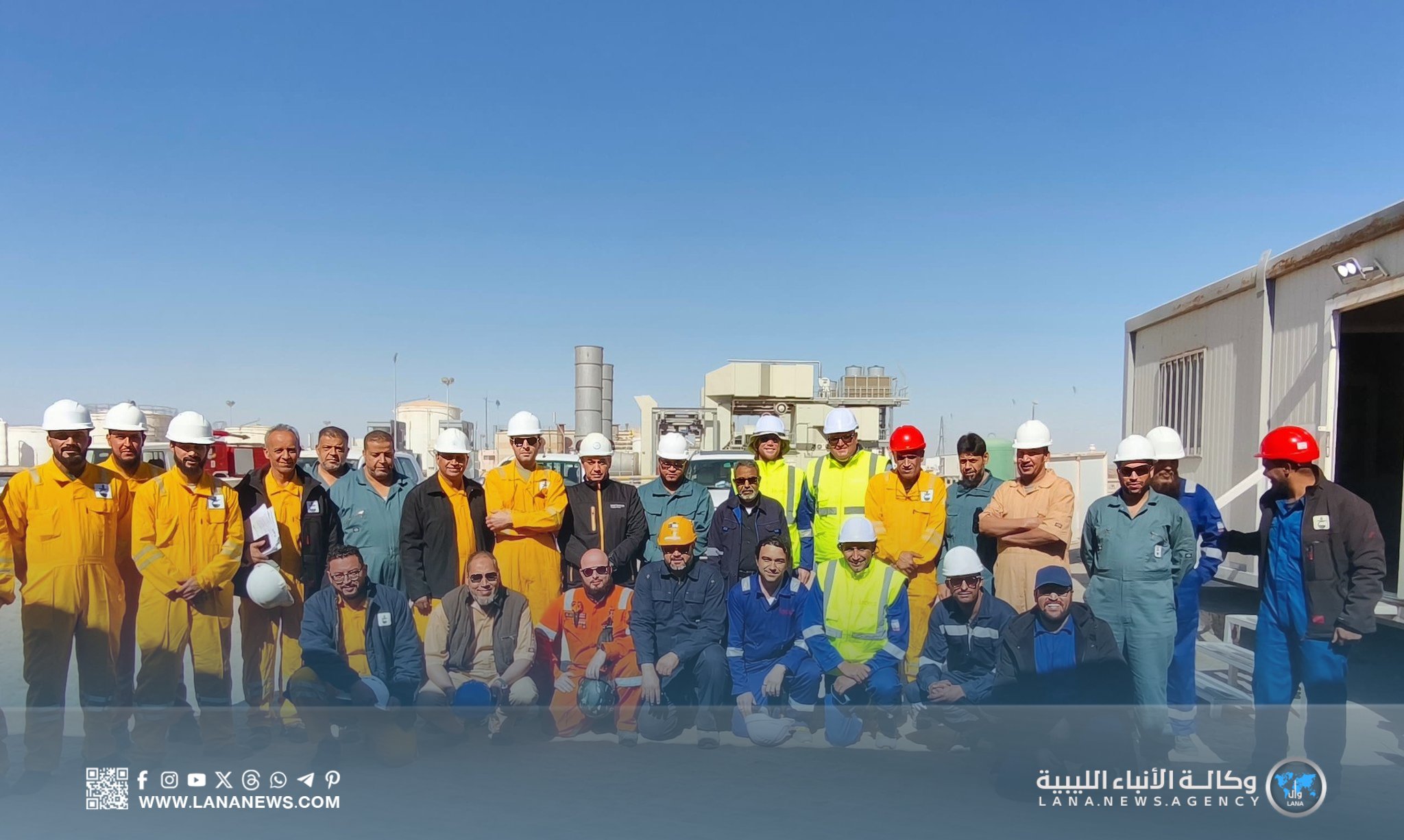 الانتهاء من ربط محطة توليد حقل النافورة النفطي بالشبكة العامة للكهرباء