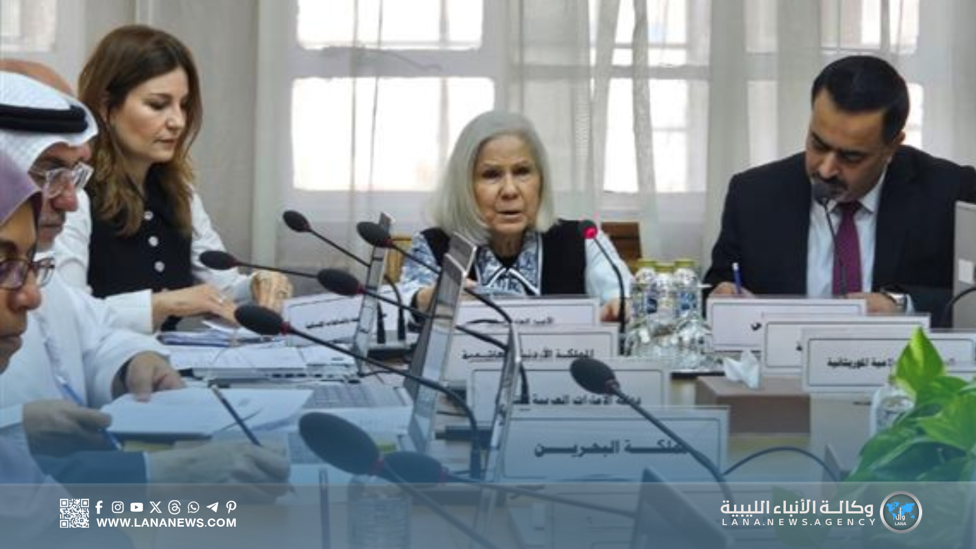 مناقشة الأوضاع الصحية والإنسانية في فلسطين والقمر المتحدة