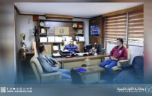  رئيس جهاز استثمار مياه النهر الصناعي يبحث التعاون مع معهد البيان المبين