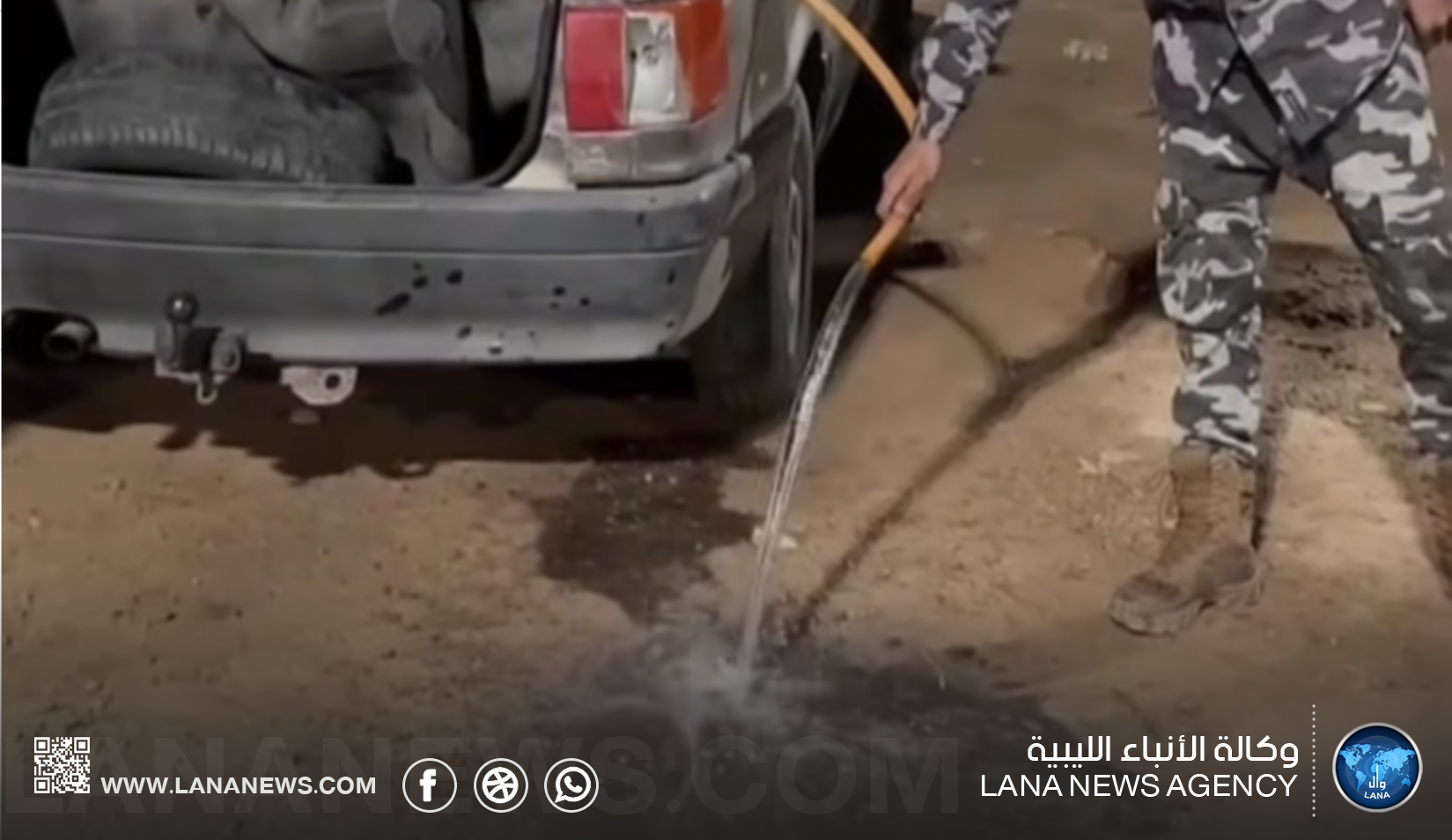 إنفاذ القانون تضبط مركبات محملة بسلع مهربة في منفذ رأس جدير 