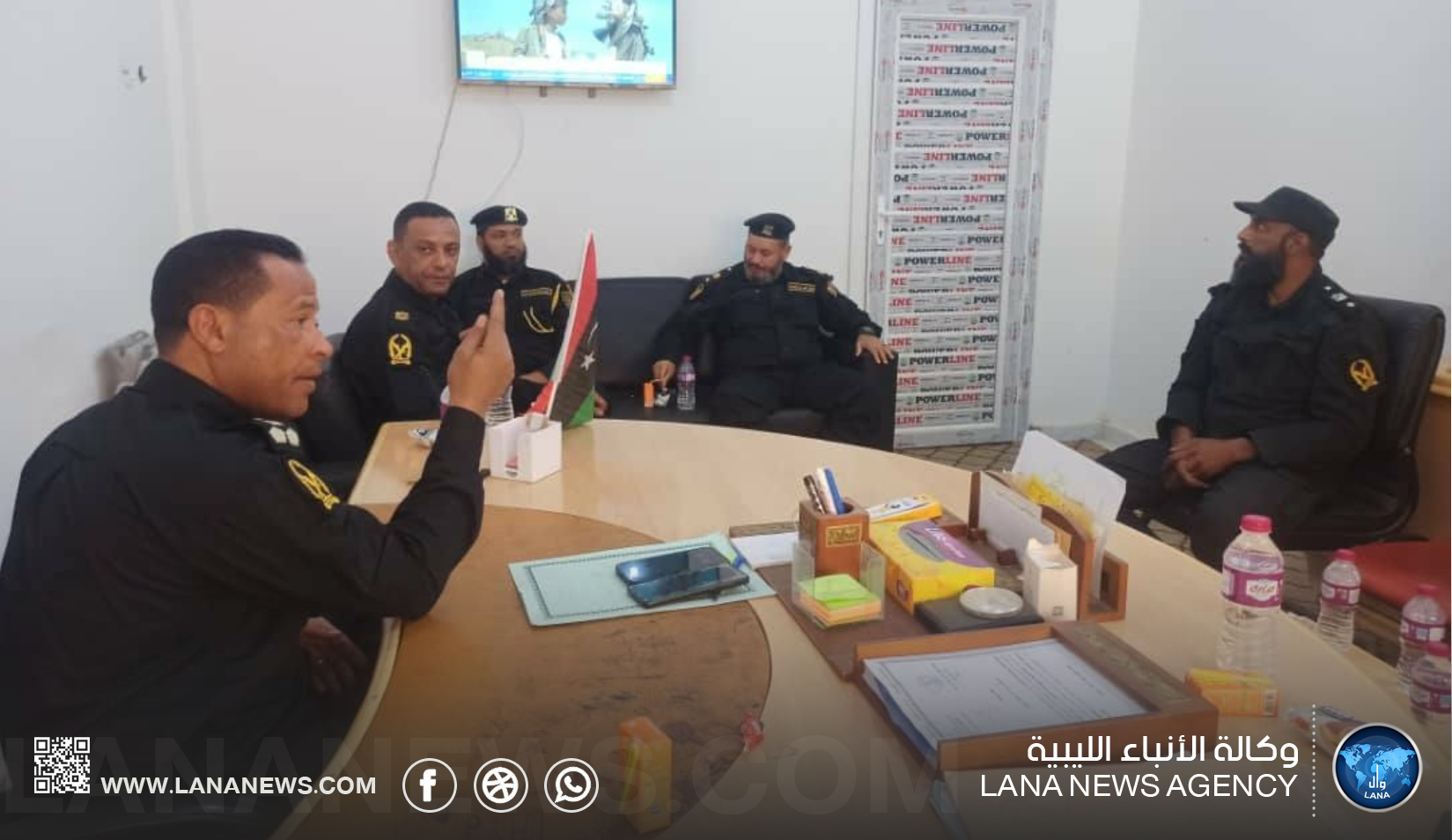 جهاز الحرس البلدي سبها يبحث خطته المستقبلية لتحسين أداء منتسبيه