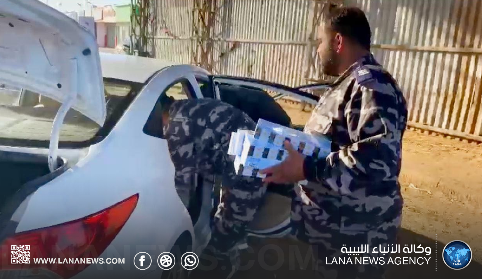 إدارة إنفاذ القانون تواصل جهودها في مكافحة التهريب بمنفذ رأس إجدير