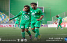 النصر والأخضر في السداسي ووفاق إجدابيا يهبُط لدوري الدرجة الأولى