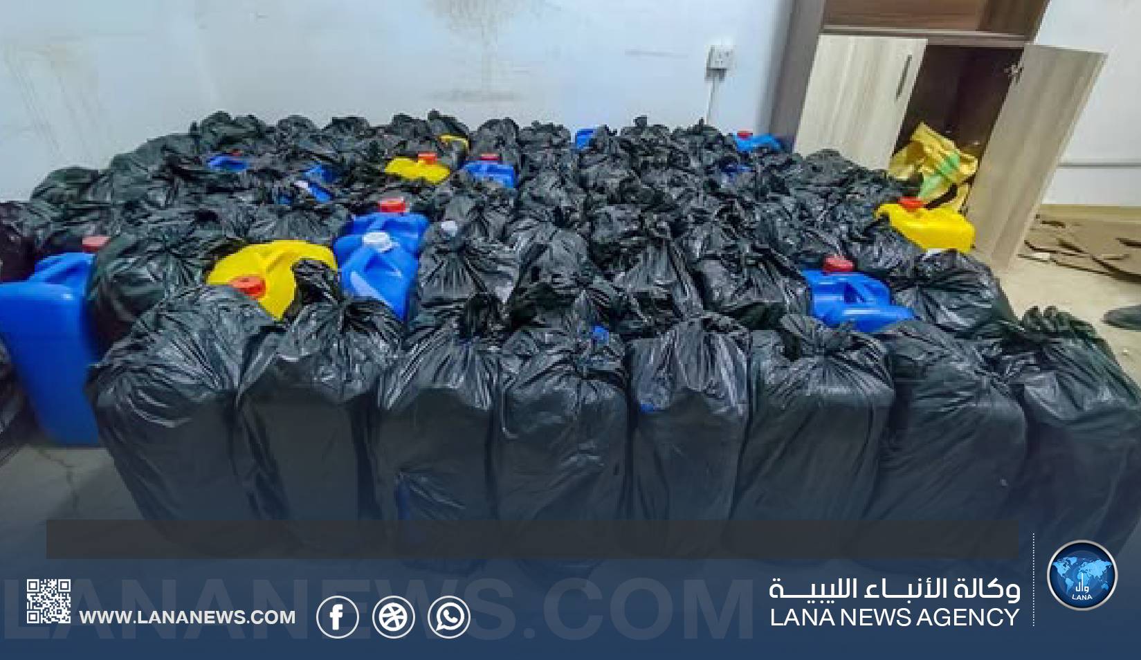 مداهمة مخزن خمور في النواقية وتوقيف المشتبه بهم