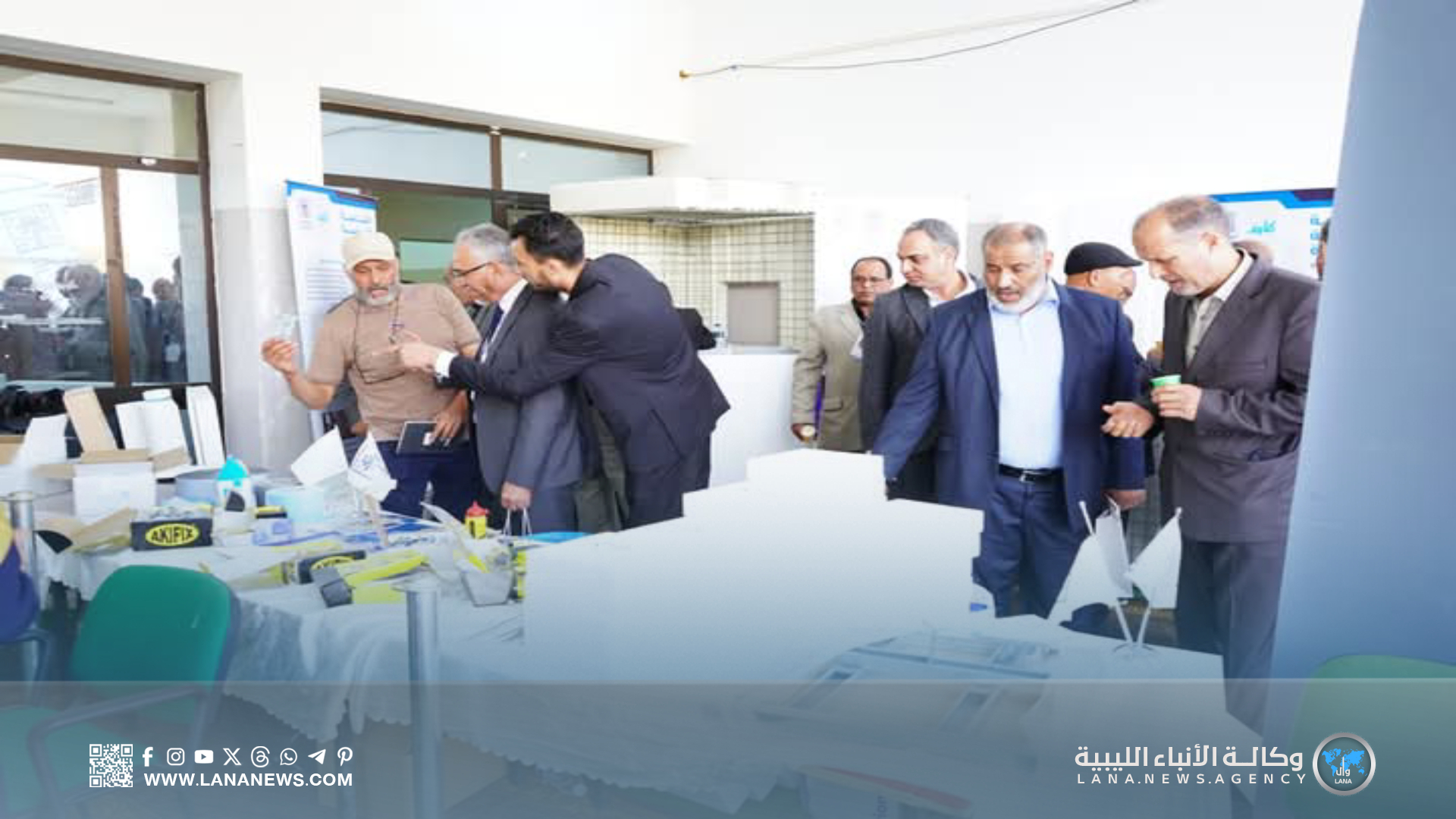افتتاح معرض لمواد البناء والصور ضمن أعمال المؤتمر الوطني العاشر بسرت