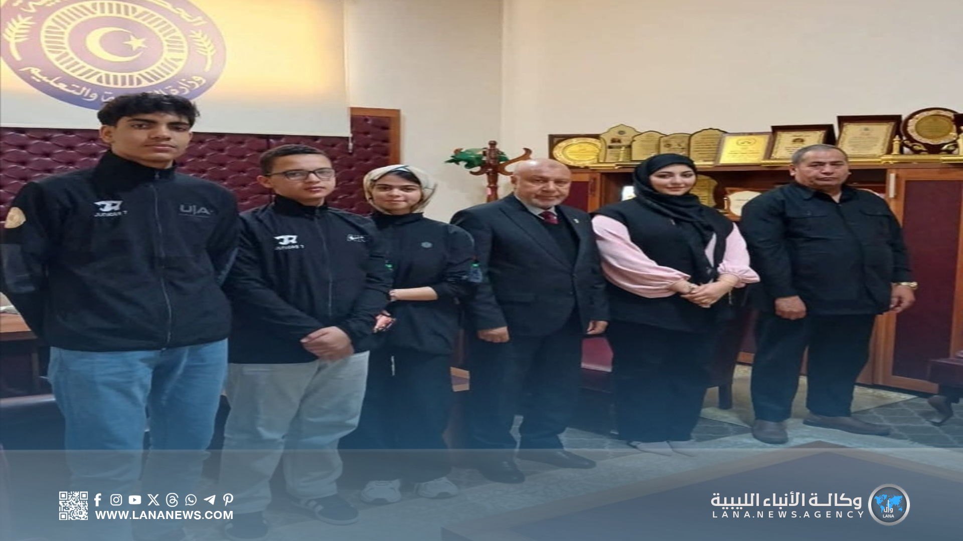 وزير التعليم يؤكد الدعم الكامل لمشاركة منتخب ليبيا في بطولة 