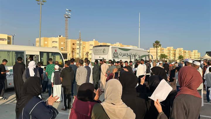 97 حاجًا من سرت يغادرون اليوم نحو مكة المكرمة لأداء فريضة الحج