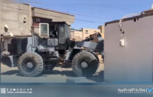 إزالة مباني عشوائية يسكنها مهاجرون غير شرعيين في سبها