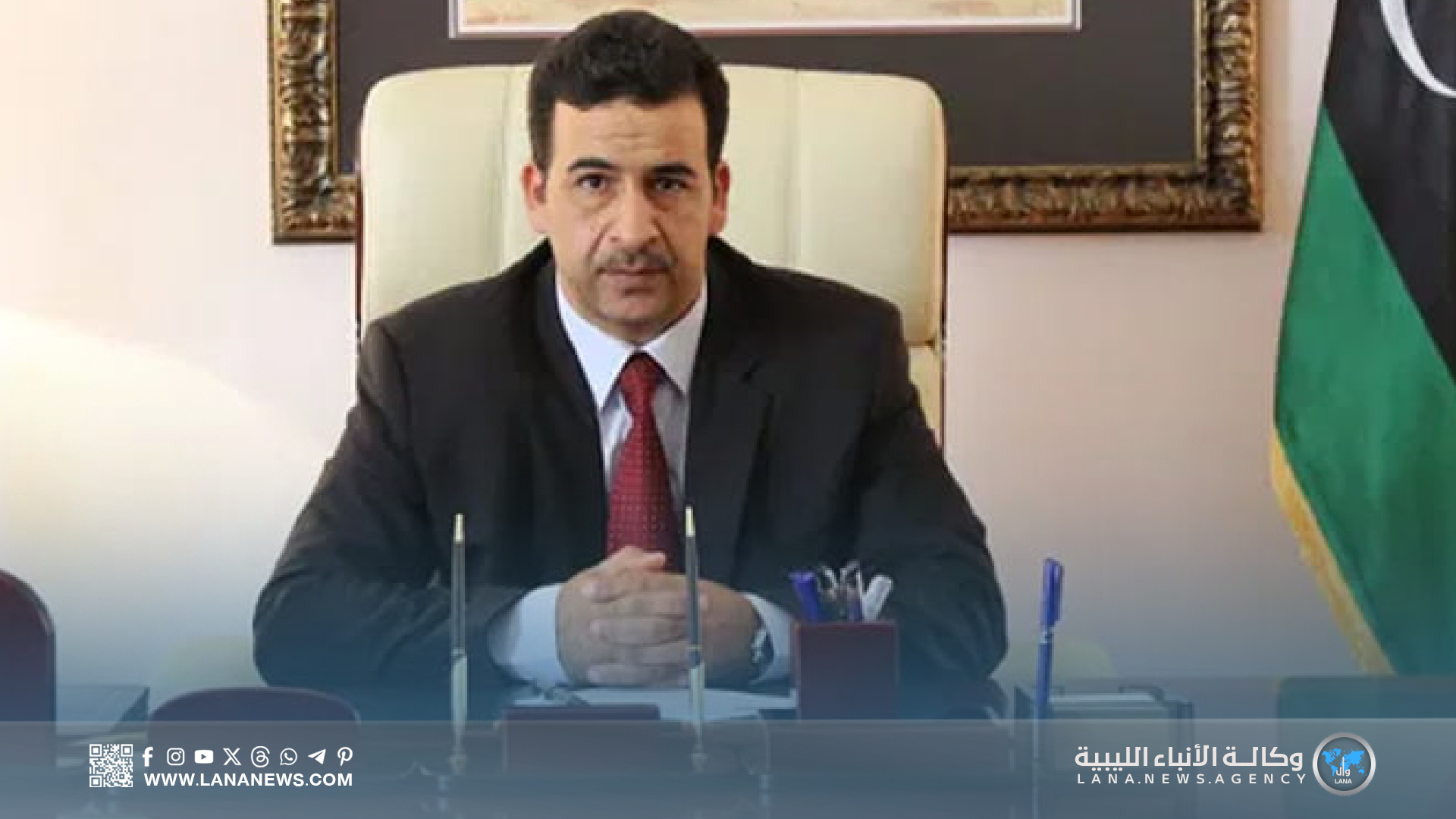 النويري يؤكد دعم ليبيا للقضية الفلسطينية خلال المؤتمر البرلماني العربي