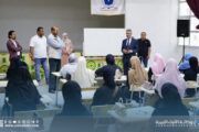 رئيس جامعة سرت يتابع سير الامتحانات بعدد من الكليات