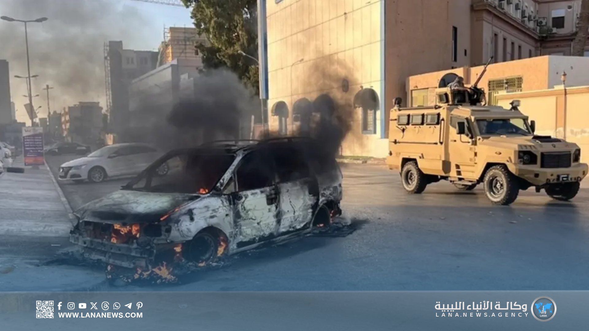 احتجاجات شعبية بطرابلس رفضا للتصعيد العسكري