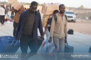 انطلاق الرحلة الأولى للعودة الطوعية للاجئي الجالية السودانية بالكفرة