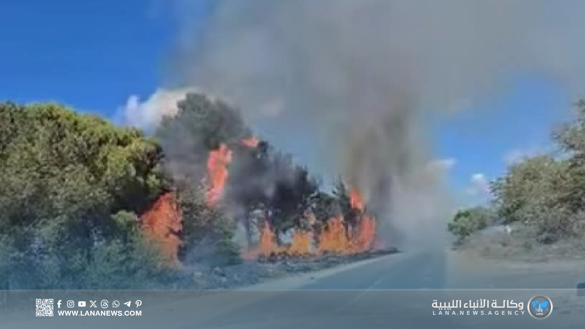 السيطرة على حريق الوسيطة بالجبل الأخضر وسط تحذيرات من تكرار الكارثة