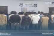 ضبط 31 مهاجرًا غير شرعي داخل وكر غرب سرت