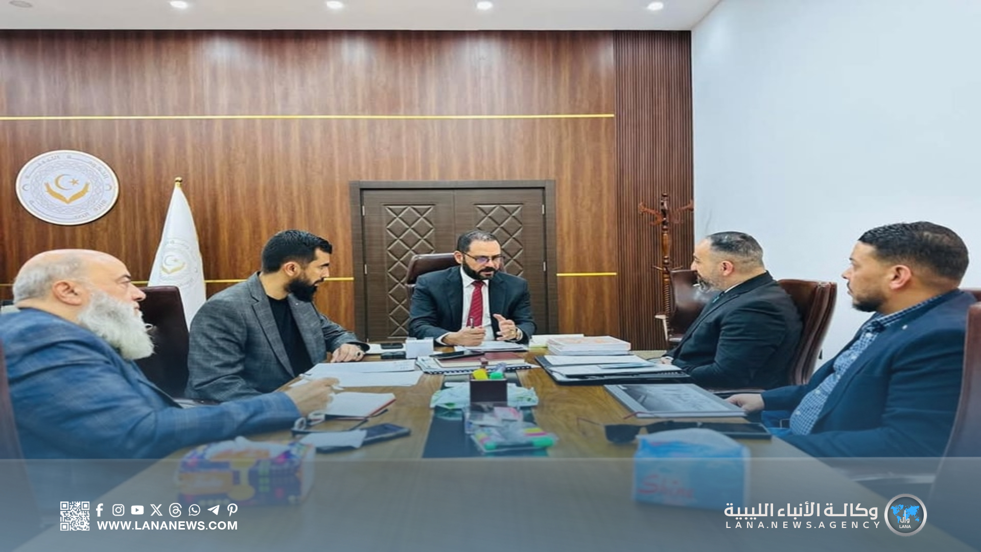 الصحة الليبية تبحث مع شركة 