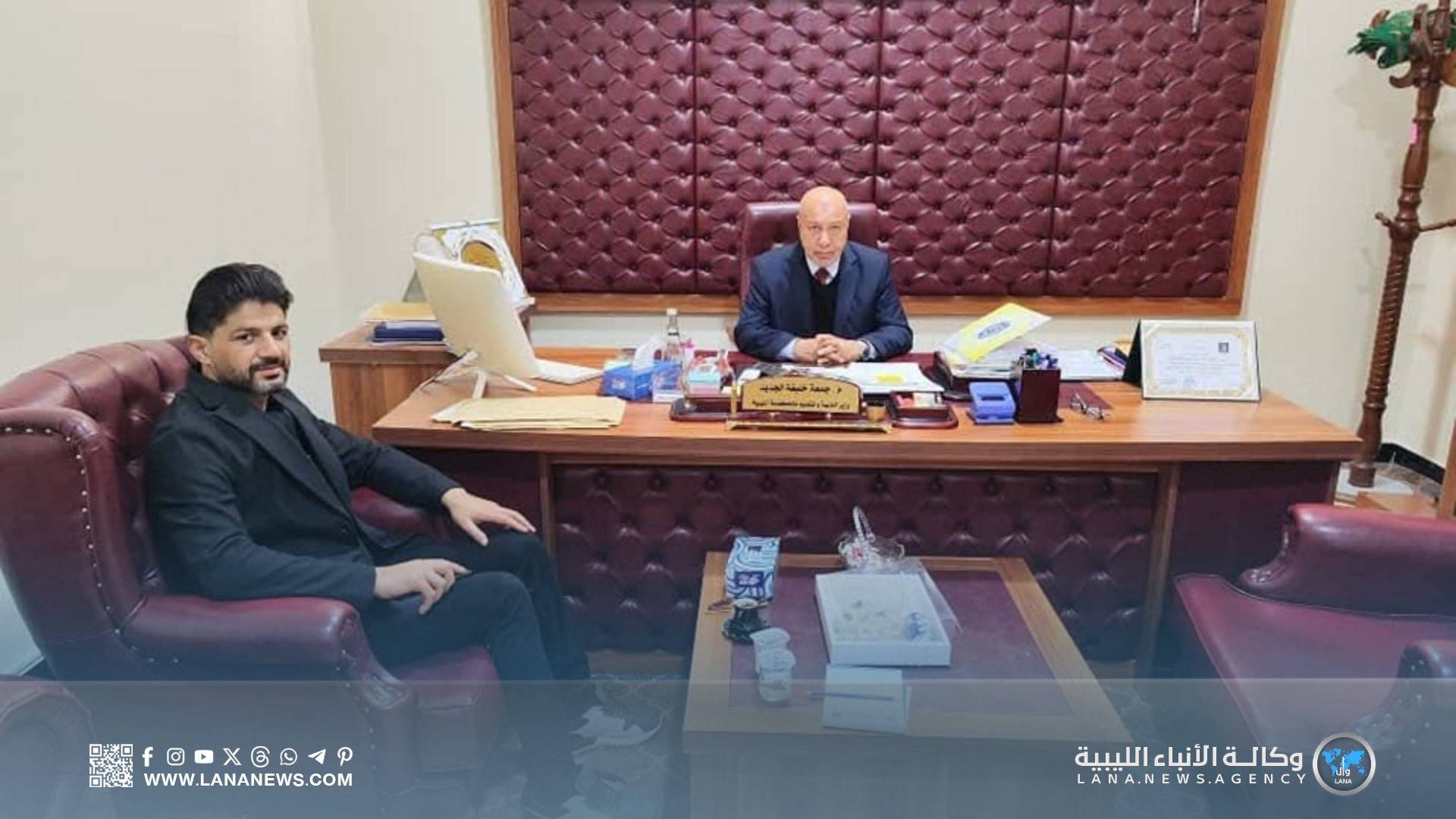 وزير التعليم يبحث مع نائب الزاوية تحديات قطاع التعليم وسُبل تطويره
