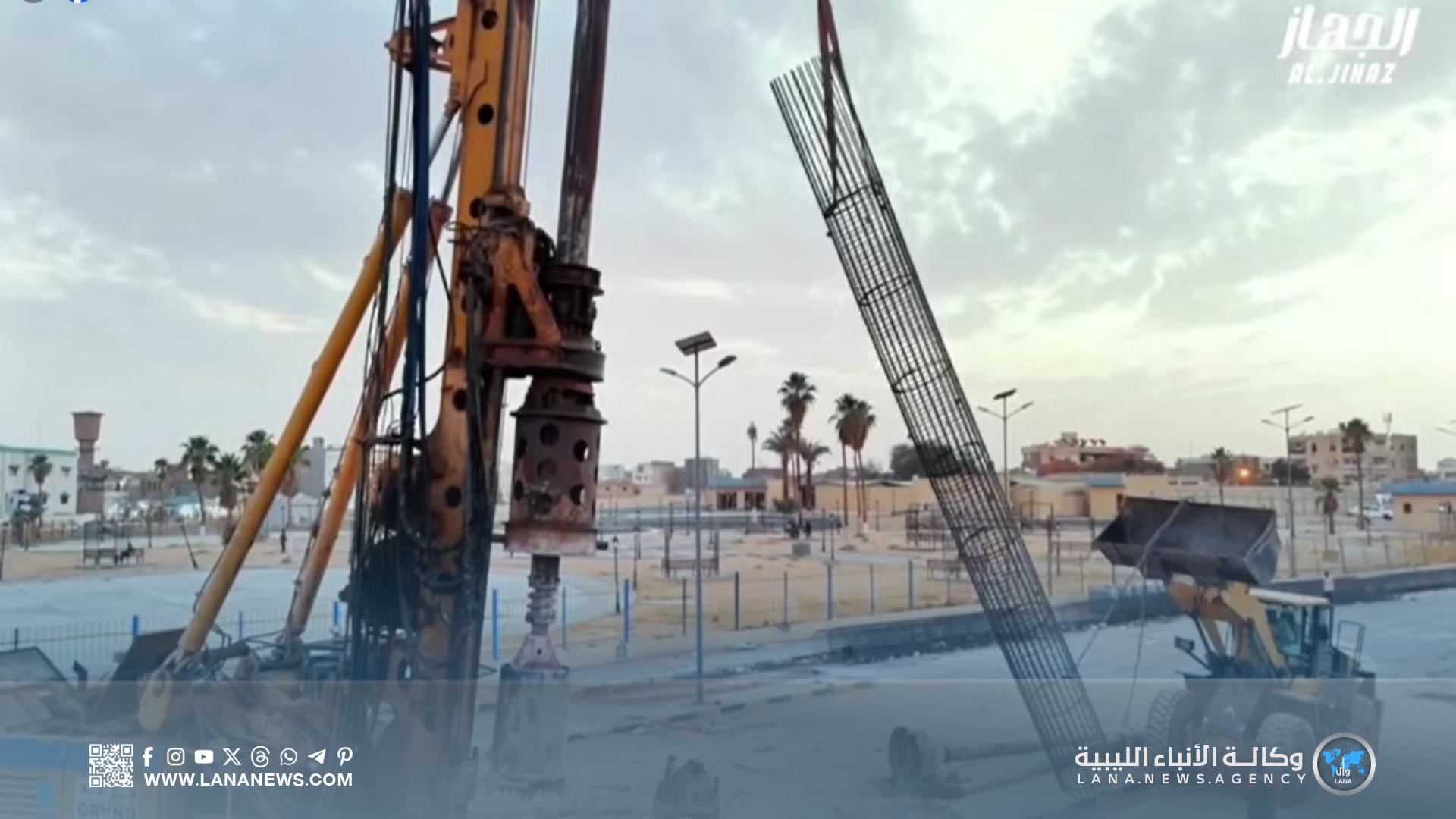 تسارع وتيرة تنفيذ مشروع جسر 