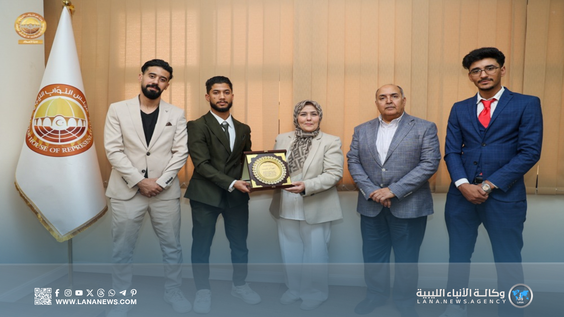 «شنيب» تلتقي اتحاد طلاب درنة وتحثهم على المشاركة في اعمار مدينتهم