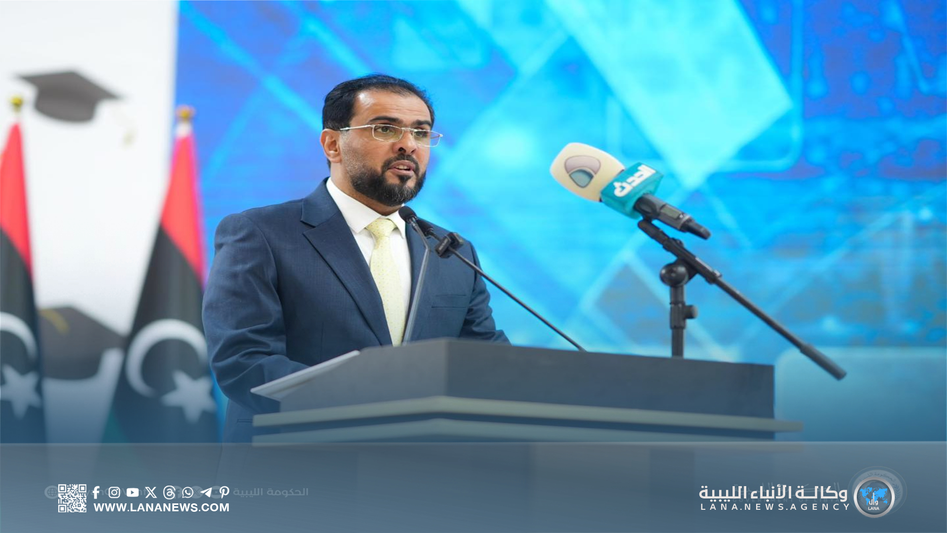 حمّاد يُثّمن جهود صندوق التنمية في إعمار ليبيا ويُؤكد دعمه لتطوير التعليم