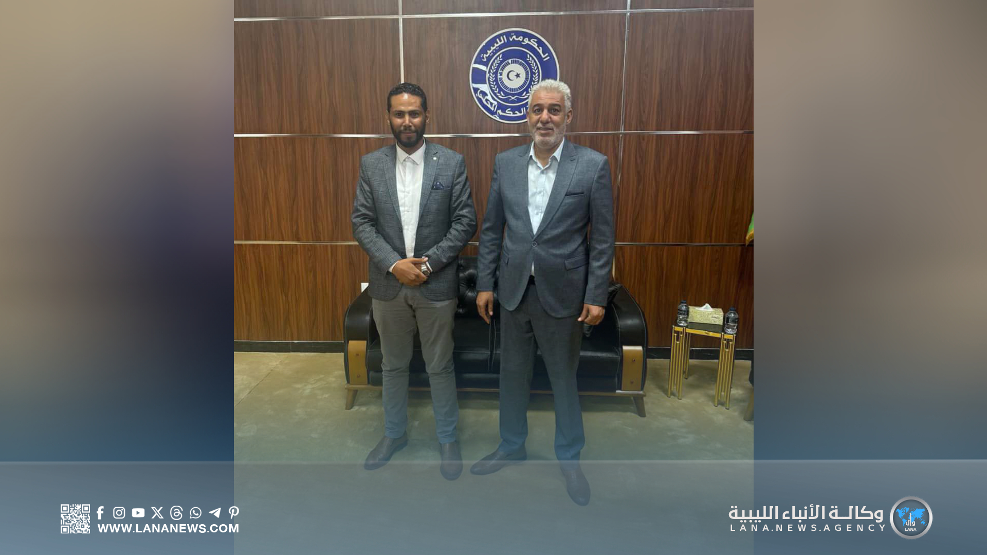 وزير الحكم المحلي يتسّلم ملف المشروعات العالقة من عميد بلدية بئر الأشهب