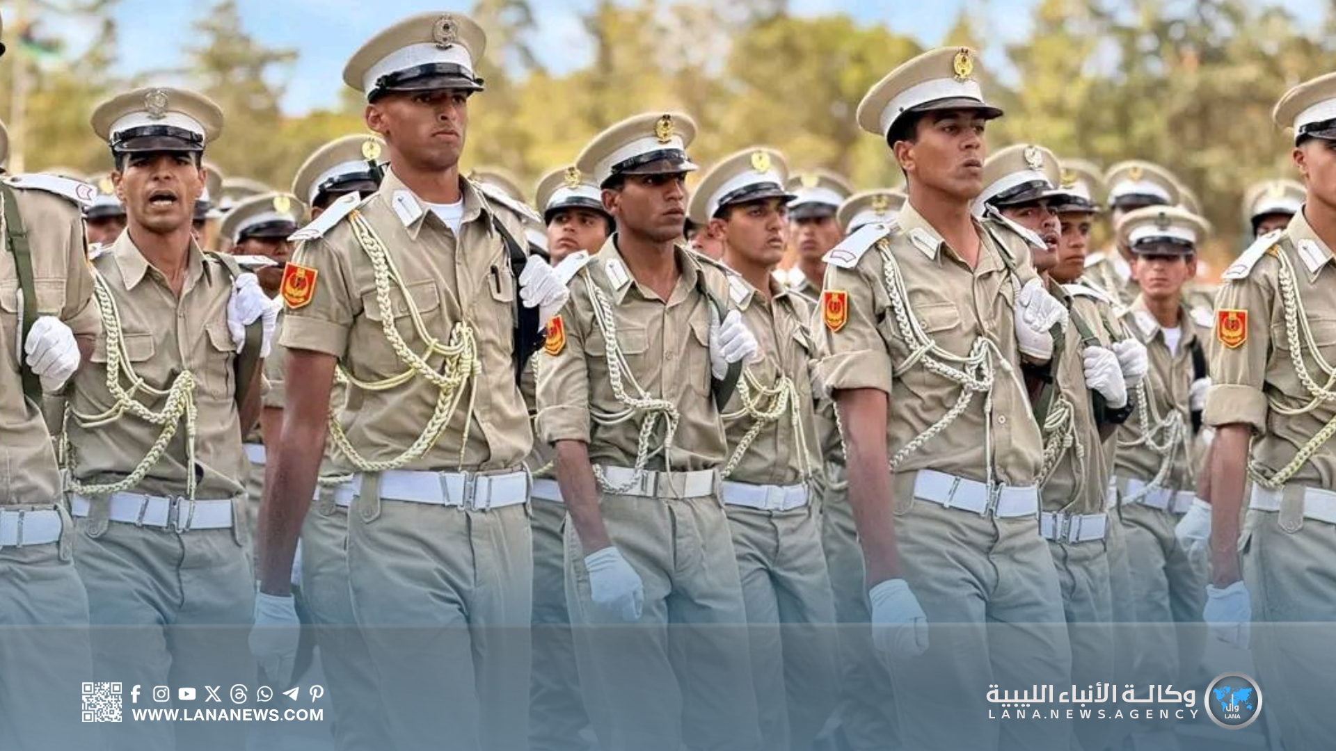 الاحتفال بتخريج الدفعة الـ57 من الكلية العسكرية تزامنا مع ذكرى ثورة الكرامة