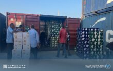 ضبط شحنة كبيرة من المشروبات الكحولية بميناء طرابلس البحري
