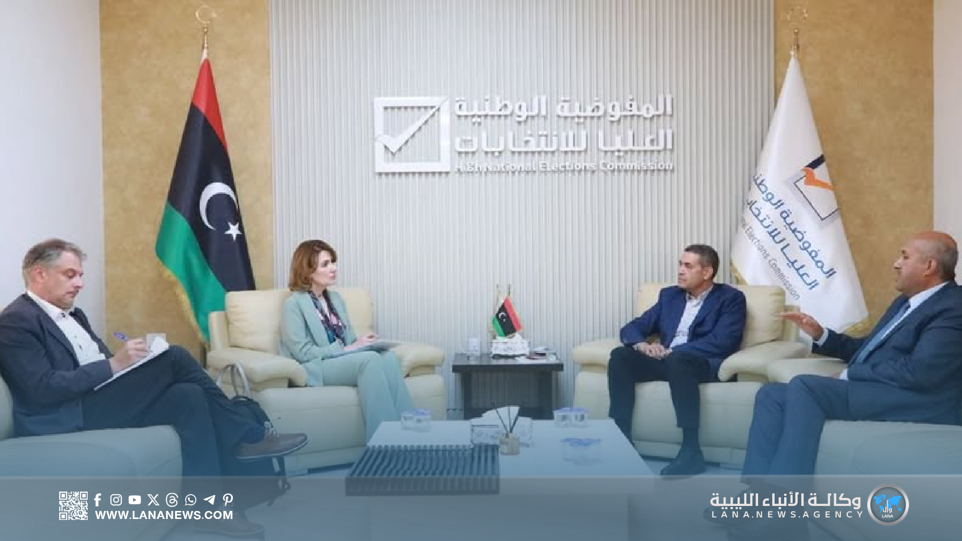 السايح يناقش مع الإنمائي الأممي العملية الانتخابية