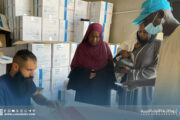 الهيئة الليبية للإغاثة تواصل دعم اللاجئين السودانيين في بنغازي