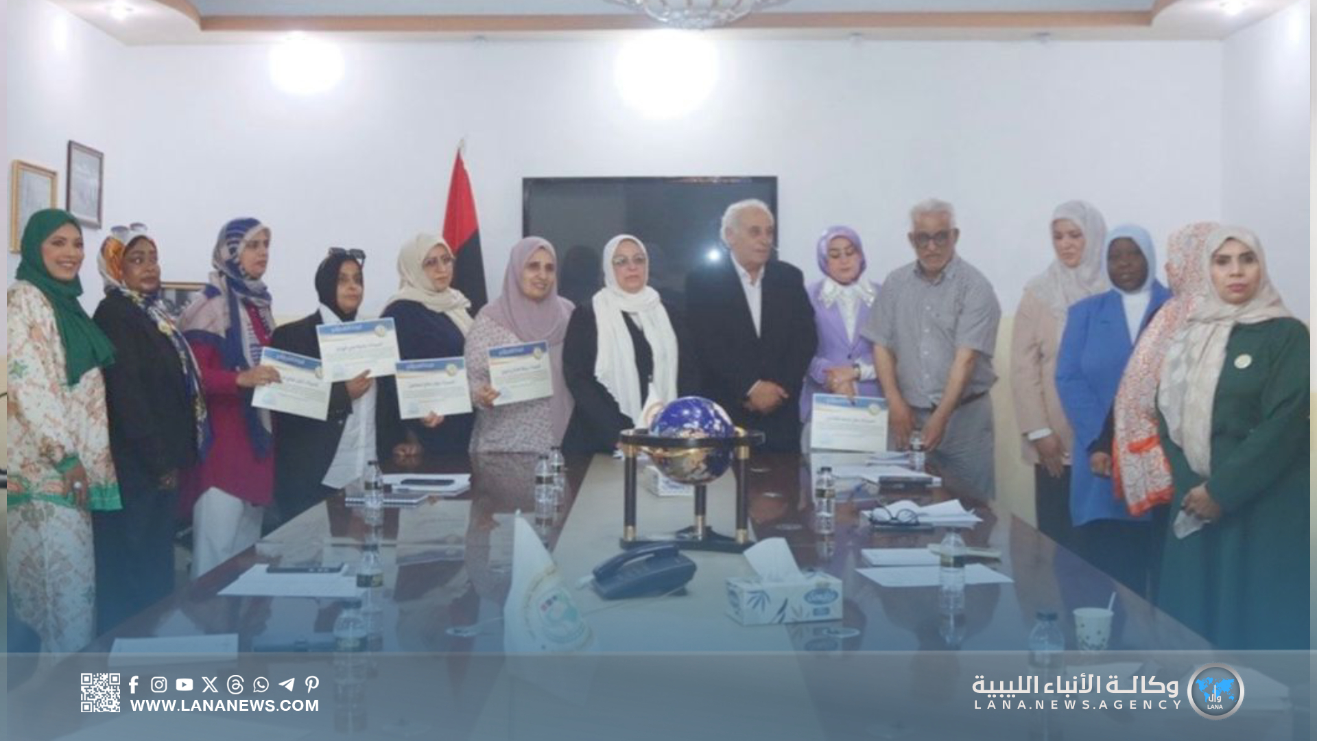 مشايخ وأعيان ليبيا يطلقون إدارة نسائية لدعم السلم الوطني