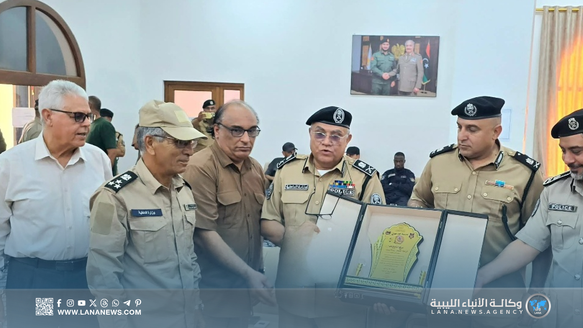 مراسم رسمية لتسليم قيادة أمن سرت