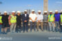 نجوم الكرة الليبية يزورون مشروعات تنموية في سرت أبرزها الملعب الدولي