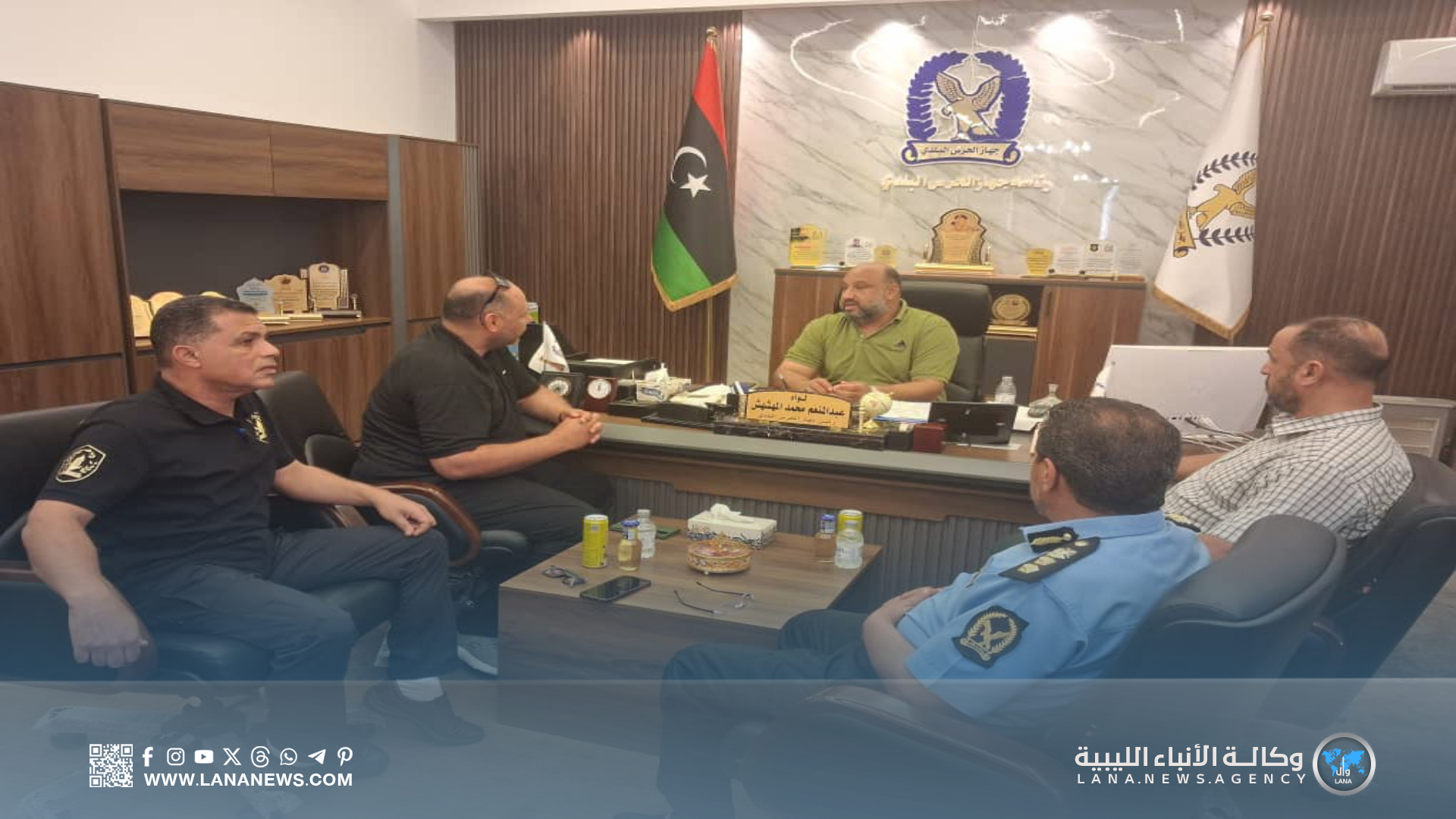 جهاز الحرس البلدي يبحث تنظيم أعمال الدعاية والإعلان في البلديات