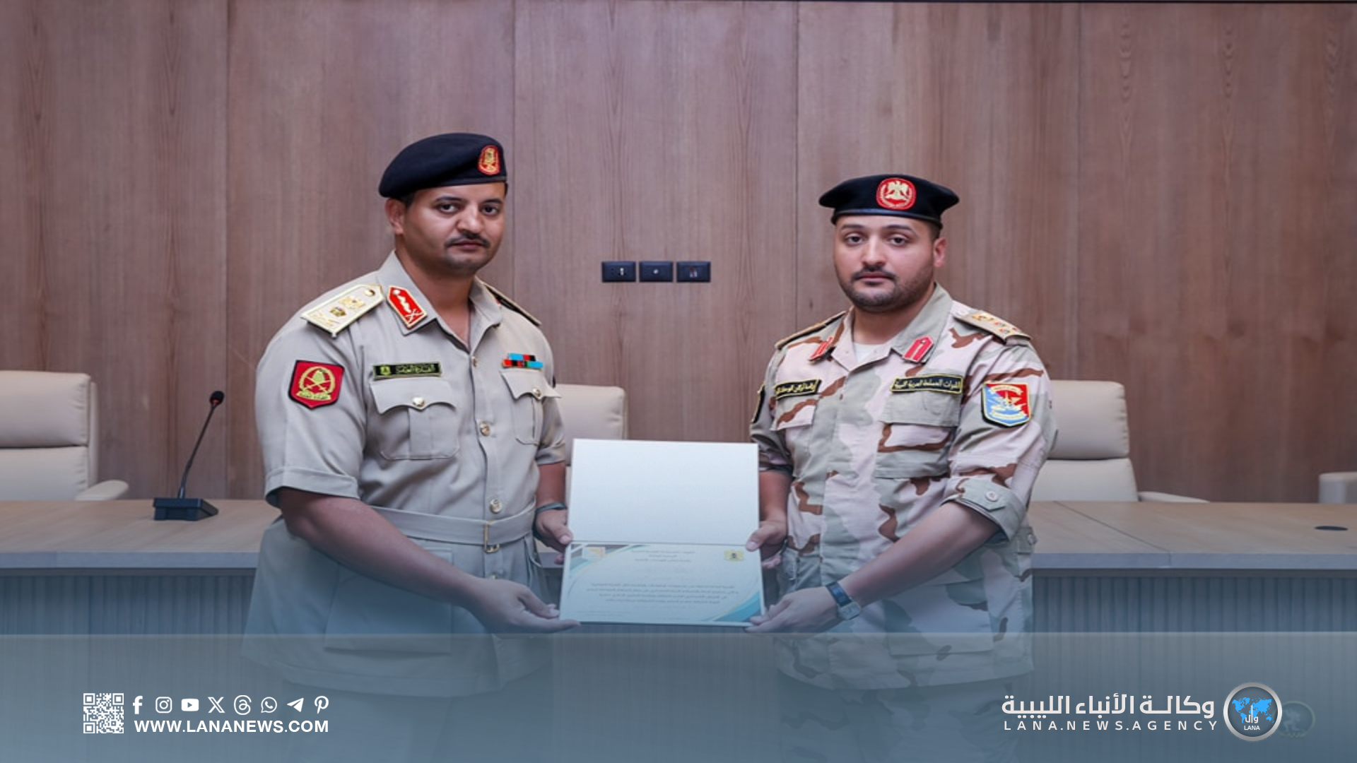 الفريق خالد خليفة يُكرّم المشاركين في إنجاح العرض العسكري الكبير