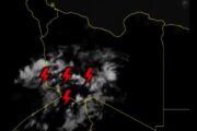 مركز الإرصاد يحذر من احتمال فيضان أودية بمناطق جنوب غرب ليبيا